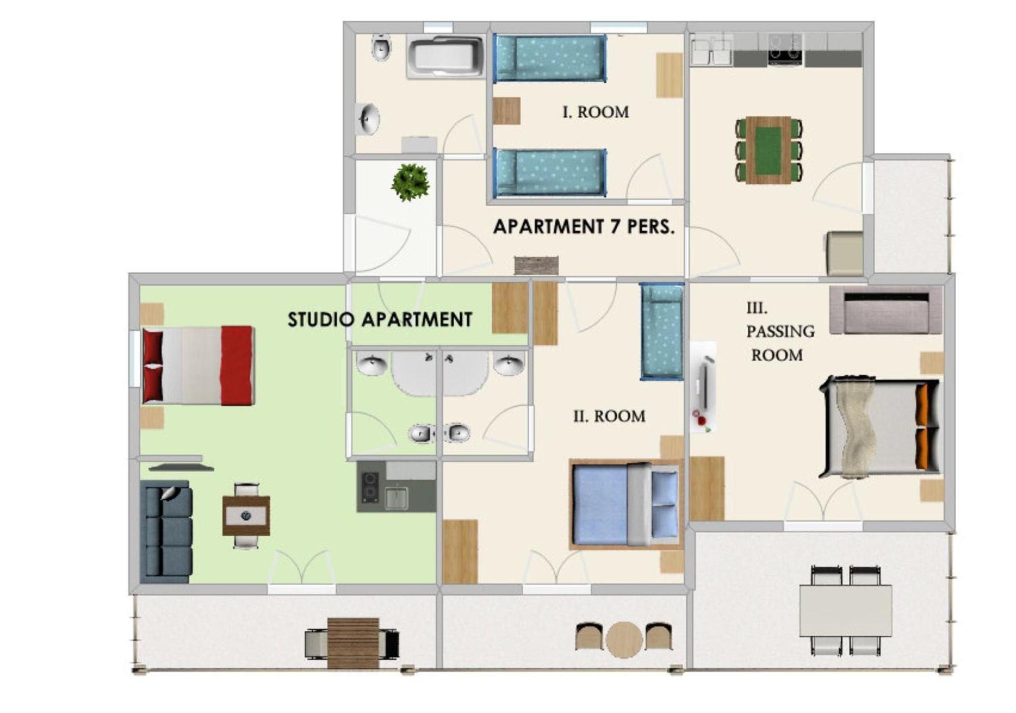 Apartments Boa Слатине Екстериор снимка
